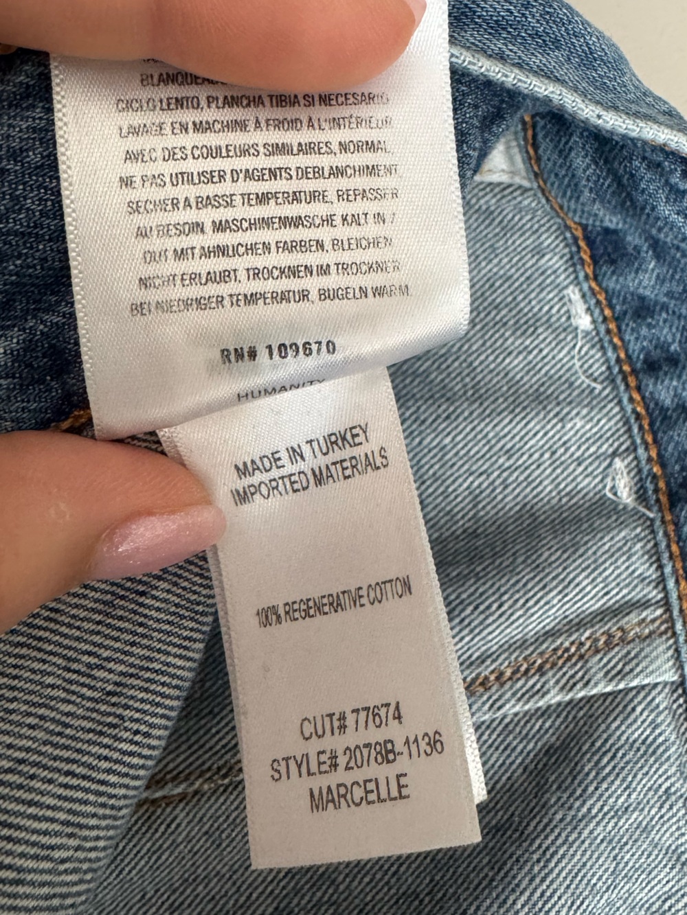 Citizens of Humanity Marcelle Cargo Barrel Jeans 100% Cotton Size 30 - Picture 9 of 11